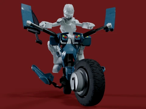 Robotech Veritech Cyclone VR-052 Battler Real-Time 3D Model