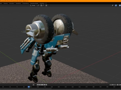Robotech Veritech Cyclone VR-052 Battler Real-Time 3D Model