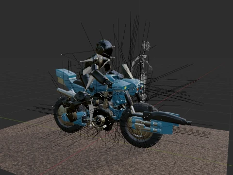 Robotech Veritech Cyclone VR-052 Battler Real-Time 3D Model