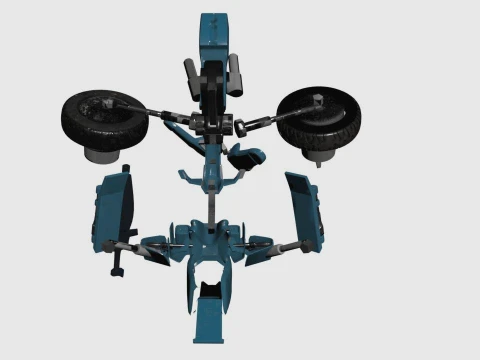 Robotech Veritech Cyclone VR-052 Battler Real-Time 3D Model
