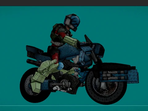 Robotech Veritech Cyclone VR-052 Battler Real-Time 3D Model
