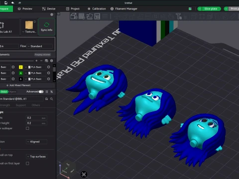 Ruby Gillman Teenage Kraken Color printable figure pack 3D Print Model