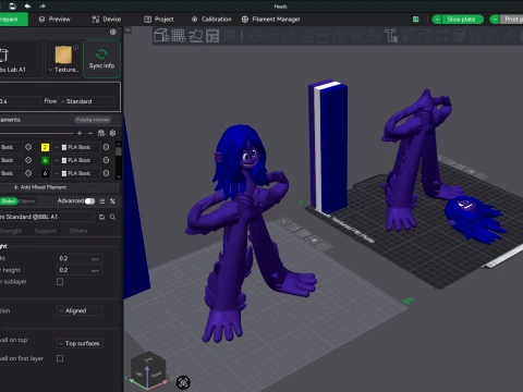Ruby Gillman Teenage Kraken Color printable figure pack 3D Print Model