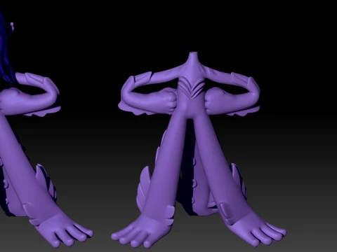Ruby Gillman Teenage Kraken Color printable figure pack 3D Print Model