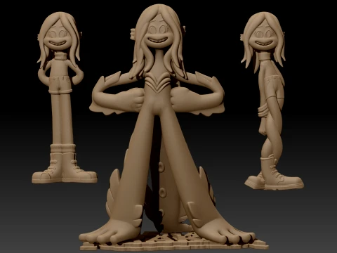 Ruby Gillman Teenage Kraken Color printable figure pack 3D Print Model