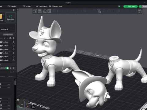 PAW Patrol Tracker 3D Printable Figure 3D Print Model