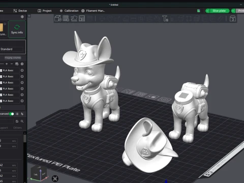PAW Patrol Tracker 3D Printable Figure 3D Print Model