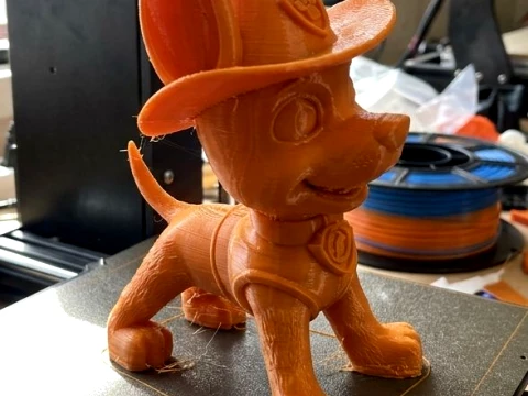 PAW Patrol Tracker 3D Printable Figure 3D Print Model
