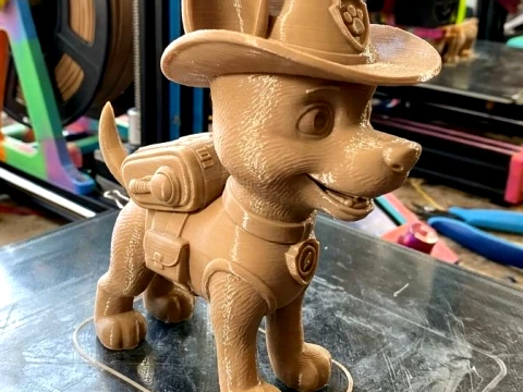 PAW Patrol Tracker 3D Printable Figure 3D Print Model