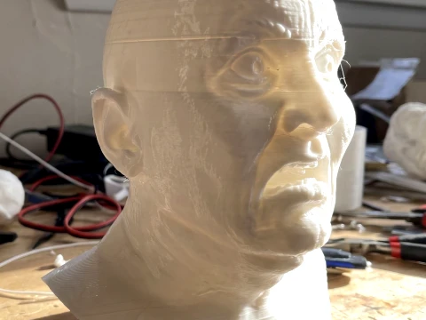 Total Recall 1990 Lady Mars Head Full Size 3D Print Model