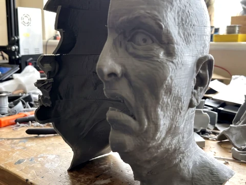 Total Recall 1990 Lady Mars Head Full Size 3D Print Model