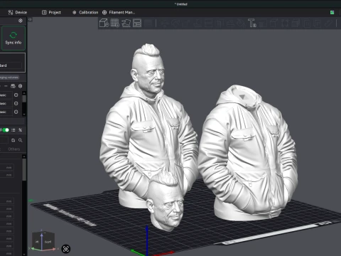 Ricardo Iorio 3D Printable Bust 3D Print Model