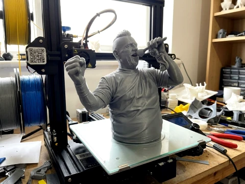 Ricardo Iorio 3D Printable Bust 3D Print Model
