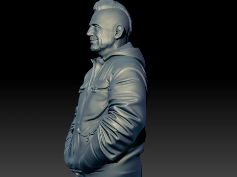 Ricardo Iorio 3D Printable Bust 3D Print Model