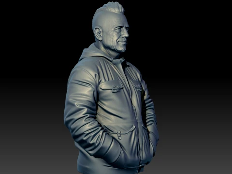 Ricardo Iorio 3D Printable Bust 3D Print Model