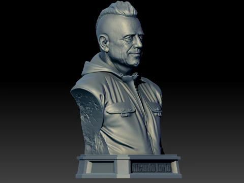 Ricardo Iorio 3D Printable Bust 3D Print Model
