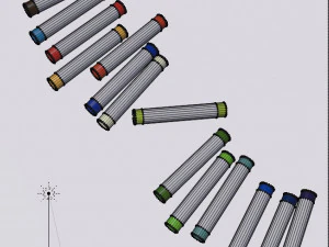 simple oilpastels 3D Model