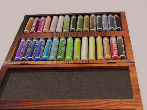 oil pastels 3D Model