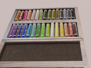 oil pastels 3D Model