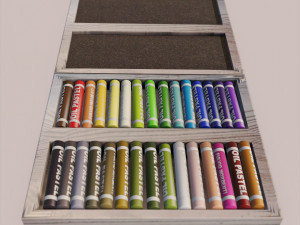 oil pastels 3D Model