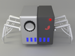 camera robot Modelo 3D