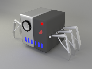 camera robot Modello 3D