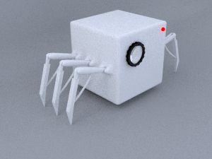camera robot Modello 3D