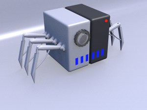 camera robot Modello 3D