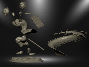 Tanjiro kamado - demon slayer 3D Baskı Modeli