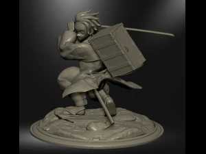 카마도 탄지로 - 악마 학살자 3D 프린트 모델