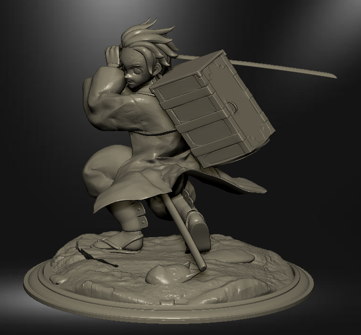 Tanjiro kamado - demon slayer 3D Print Model in Figurines 3DExport
