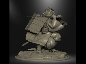 Tanjiro kamado - demon slayer 3D Baskı Modeli