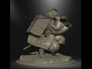 카마도 탄지로 - 악마 학살자 3D 프린트 모델