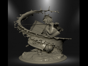 Tanjiro kamado - demon slayer 3D Baskı Modeli