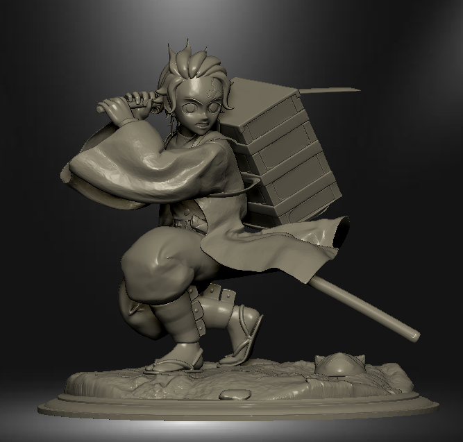 Tanjiro kamado - demon slayer 3D Print Model in Figurines 3DExport