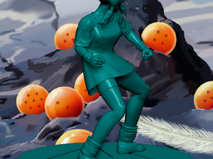 videl - dragon ball z 3D Print Model