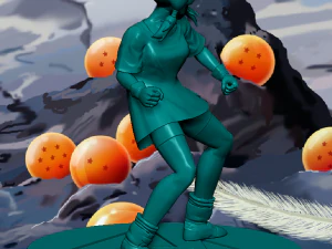 videl - dragon ball z 3D Print Model