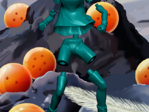 videl - dragon ball z 3D Print Model