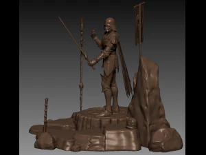 Darth Vader Knight 3D Print Model