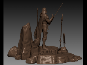 Darth vader knight 3D Print Model