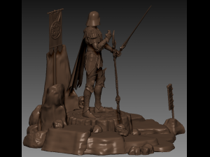 Darth vader knight 3D Print Model
