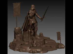 Darth Vader Knight 3D Print Model