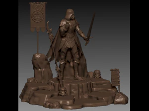 Darth Vader Knight 3D Print Model