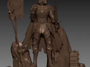 Darth Vader Knight 3D Print Model