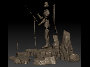 Darth Vader Knight 3D Print Model