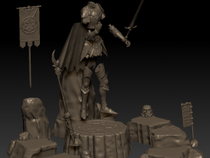 Darth vader knight 3D Print Model
