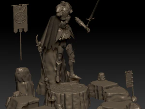 Darth Vader Knight 3D Print Model