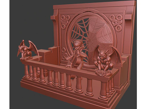 &Ccedil;arşamba Addams 3D Baskı Modeli