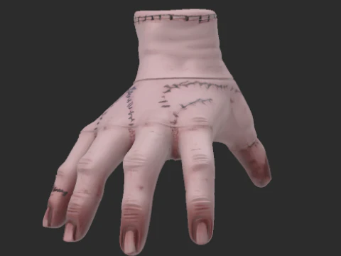 &Ccedil;arşamba Addams 3D Baskı Modeli