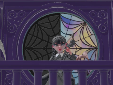 &Ccedil;arşamba Addams 3D Baskı Modeli